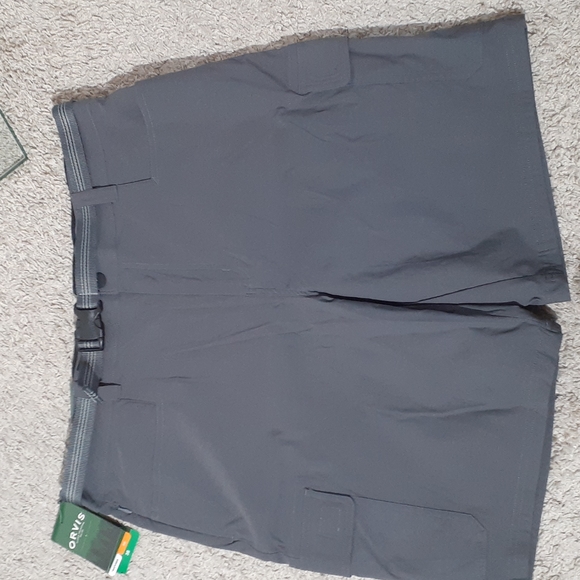 Orvis Shorts Nwt Mens Orvis Tech Cargo Shorts 38 Waist Dark Gray